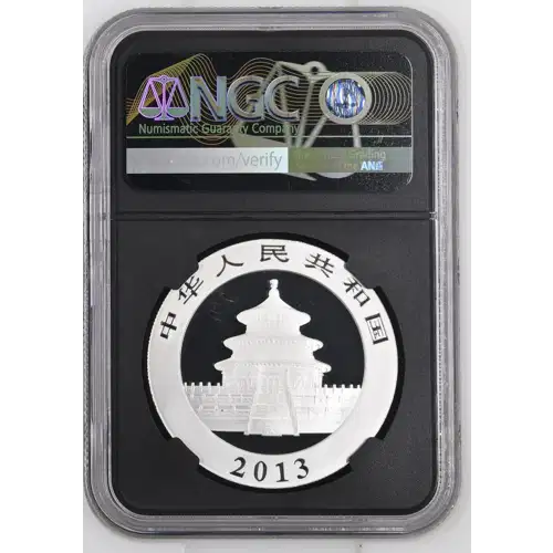 2013 - 1oz Panda Silver Coin - China 10Yn - NGC MS69 (S14-B15)